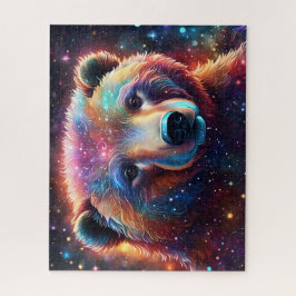 Quebra-cabeça Urso Colorido