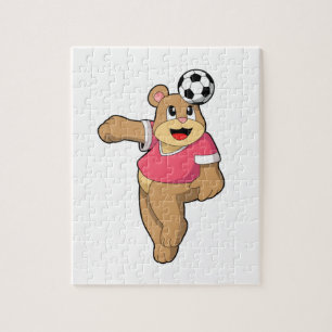 Quebra-cabeça Urso como jogador de futebol com Soccer.PNG