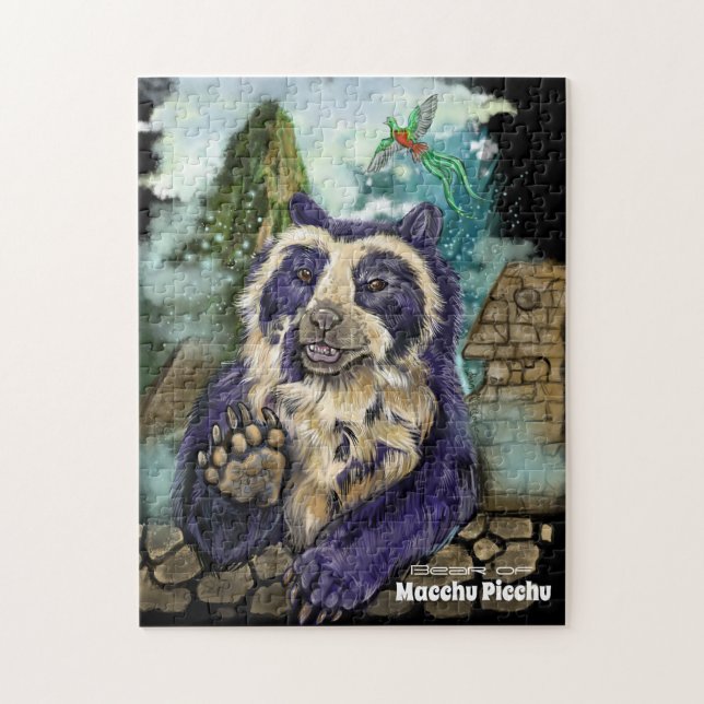 Quebra-cabeça Urso-de-óculos (Vertical)