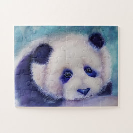 Quebra-cabeça Urso de Panda Branco e Preto