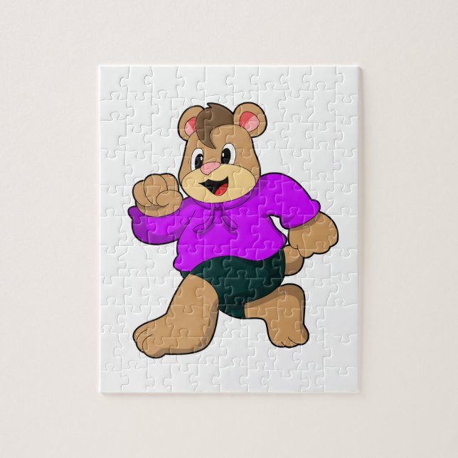 Quebra-cabeça Urso em Corrente (Vertical)