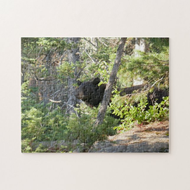 Quebra-cabeça Urso Negro no Grand Teton (Horizontal)