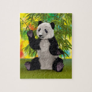 Quebra-cabeça Urso Panda Fofo Presente Perfeito para Amantes de