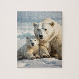 Quebra-cabeça Urso Polar e Cubo