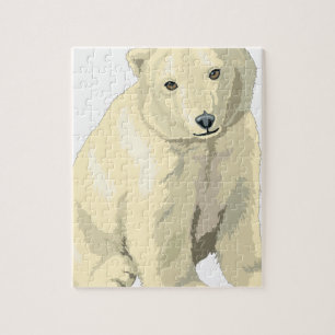 Quebra-cabeça Urso Polar Fofo