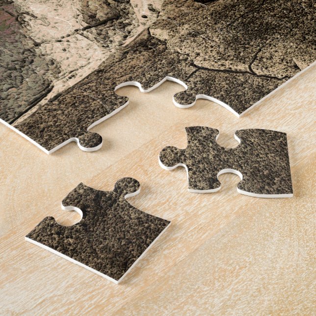 Quebra-cabeça Urso preto (trabalhos artísticos originais) (Lateral)