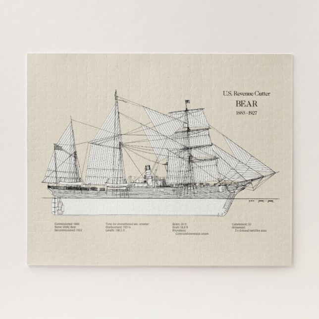 Quebra-cabeça Urso USCGRC - SBD (Horizontal)