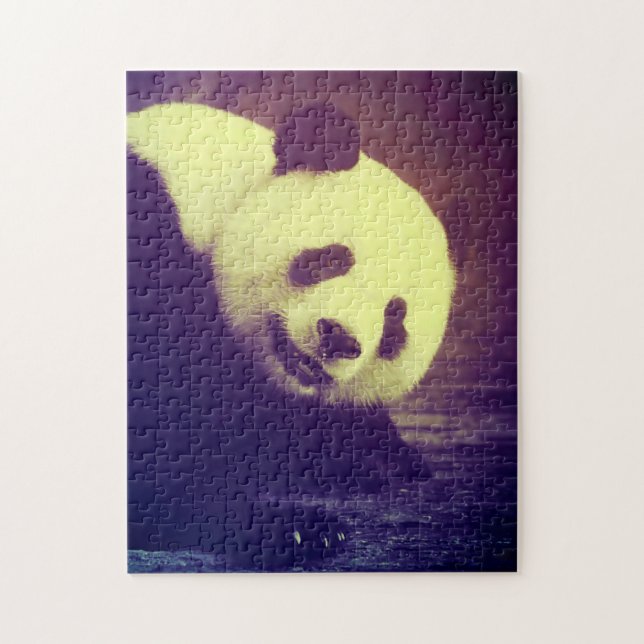 Quebra-cabeça Ursos Panda. (Vertical)