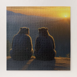 Quebra-cabeça Ursos Sunset
