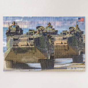 Quebra-cabeça US BEACH ASSAULT - AV (20x30 polegadas)