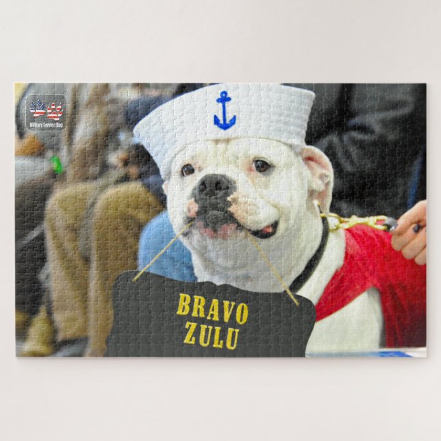 Quebra-cabeça US MILITARY SERVICE DOG (20x30 polegadas) (Horizontal)