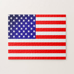 Quebra-cabeça USA American Flag