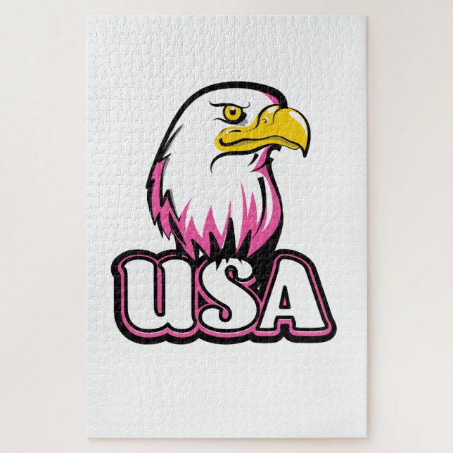 Quebra-cabeça USA Bald Eagle (Vertical)
