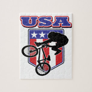 Quebra-cabeça USA BMX Biker