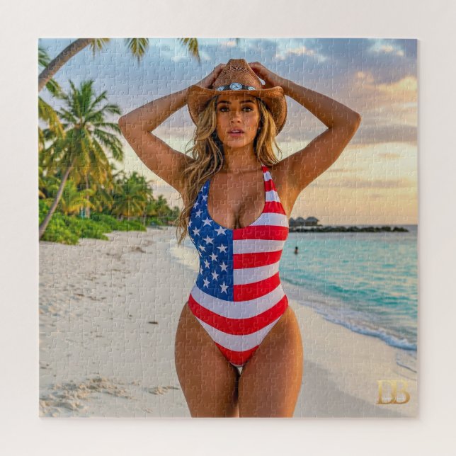 Quebra-cabeça USA Dream Girl 1 (Vertical)