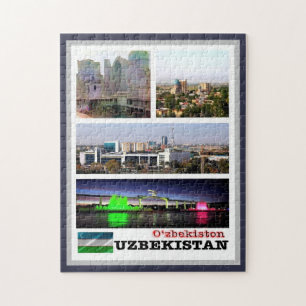 Quebra-cabeça Usbequistão - Mosaico -