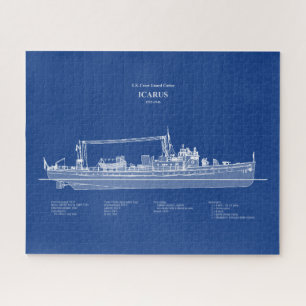 Quebra-cabeça USCG Cutter Icarus wpc- 110 - ABD