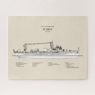 Quebra-cabeça USCG Cutter Icarus wpc- 110 - SBD