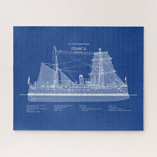 Quebra-cabeça USCG Cutter Itasca - ABD (Horizontal)