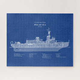 Quebra-cabeça USCG Cutter Polar Sea wagb-11 - ABD