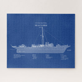 Quebra-cabeça USCG Cutter Sea Cloud wpg-284 - ABD