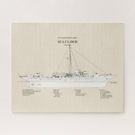 Quebra-cabeça USCG Cutter Sea Cloud wpg-284 - SBD
