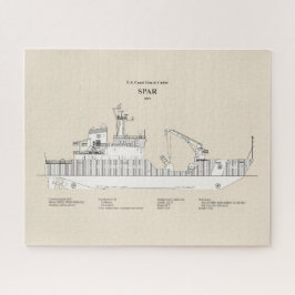 Quebra-cabeça USCG Cutter Spar wlb- 206 - SBD