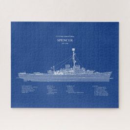 Quebra-cabeça USCG Cutter Spencer wpg-36 - ABD
