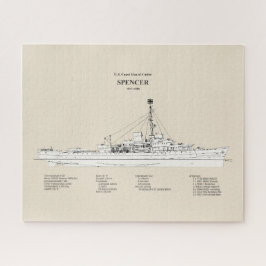 Quebra-cabeça USCG Cutter Spencer wpg-36 - SBD