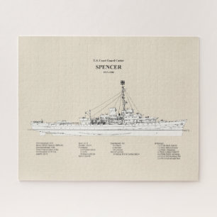 Quebra-cabeça USCG Cutter Spencer wpg-36 - SBD