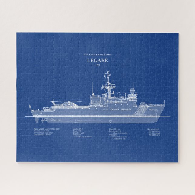 Quebra-cabeça USCG Legare wmec-912 - ABD (Horizontal)