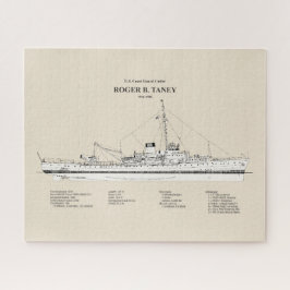 Quebra-cabeça USCG Roger B. Taney whec-37 - SBD