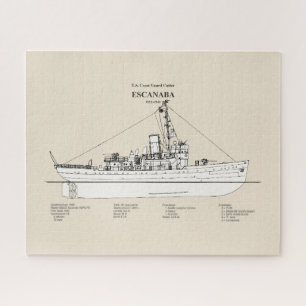 Quebra-cabeça USCGC Escanaba wpc-77 - SBD