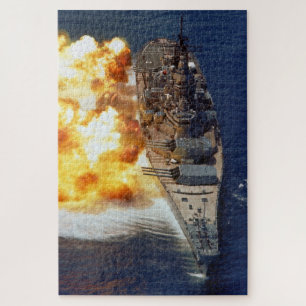 Quebra-cabeça USS Iowa Firing