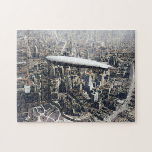Quebra-cabeça USS Los Angeles (ZR-3) Dirigível Sobre Nova York 1