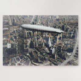 Quebra-cabeça USS Los Angeles (ZR-3) Dirigível Sobre Nova York 1