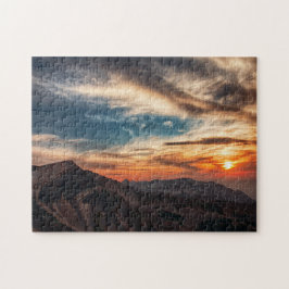 Quebra-cabeça Utah Fiery Cloud Sky
