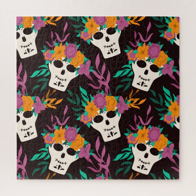 Quebra-cabeça Vaca Fofa: Padrão Infantil Vintage (Vertical)