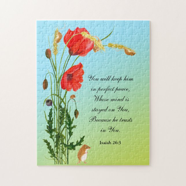 Quebra-cabeça Vai mantê-lo em perfeita Bíblia de paz Verse (Vertical)