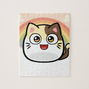 Quebra-cabeça Vaia como produtos do design do gato