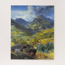 Val d'Aosta (paisagem alpina majestosa italiana)