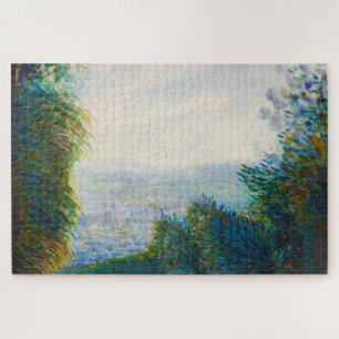 Quebra-cabeça Vale de Auvers no Rio Oise Renoir