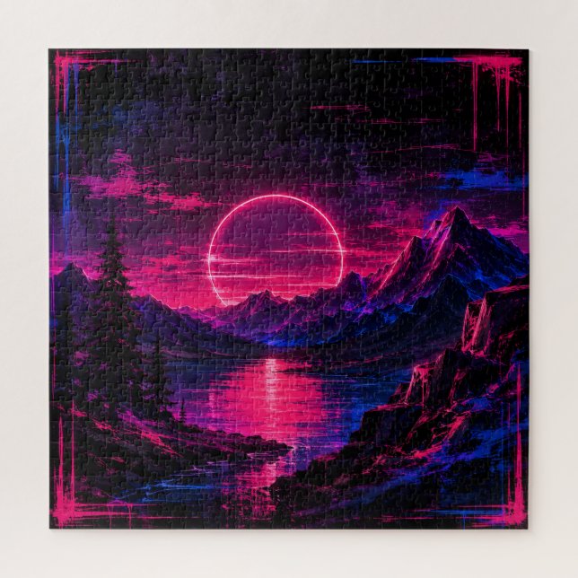 Quebra-cabeça Vale do Cyberpunk (Vertical)
