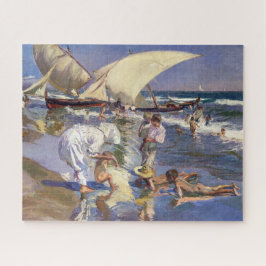 Quebra-cabeça Valencia Beach Morning Light | Joaquí em Sorolla 