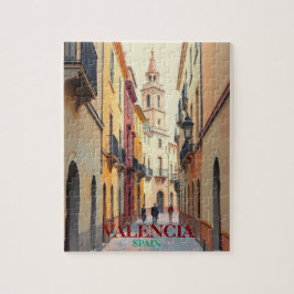Quebra-cabeça Valencia Espanha Viagem Art Vintage