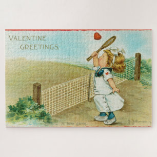 Quebra-cabeça Valente Temático de Tênis Excêntrico e Kitsch, cer