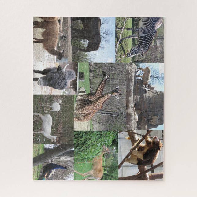 Quebra-cabeça Vamos ao Zoológico (Vertical)