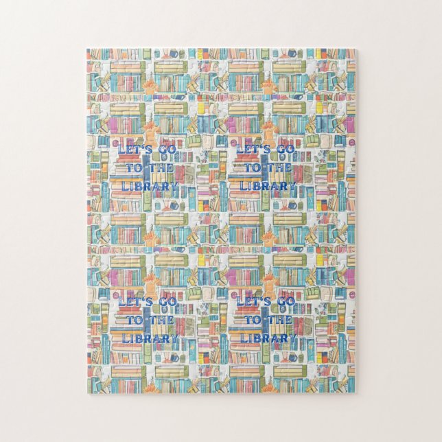 Quebra-cabeça Vamos da Biblioteca 2 (Vertical)