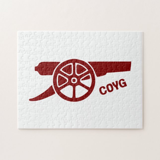 Quebra-cabeça Vamos você Gunners COYG (Horizontal)