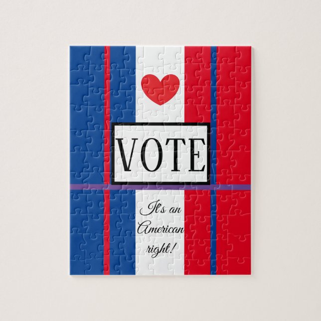 Quebra-cabeça Vamos VOTAR!  (Vertical)